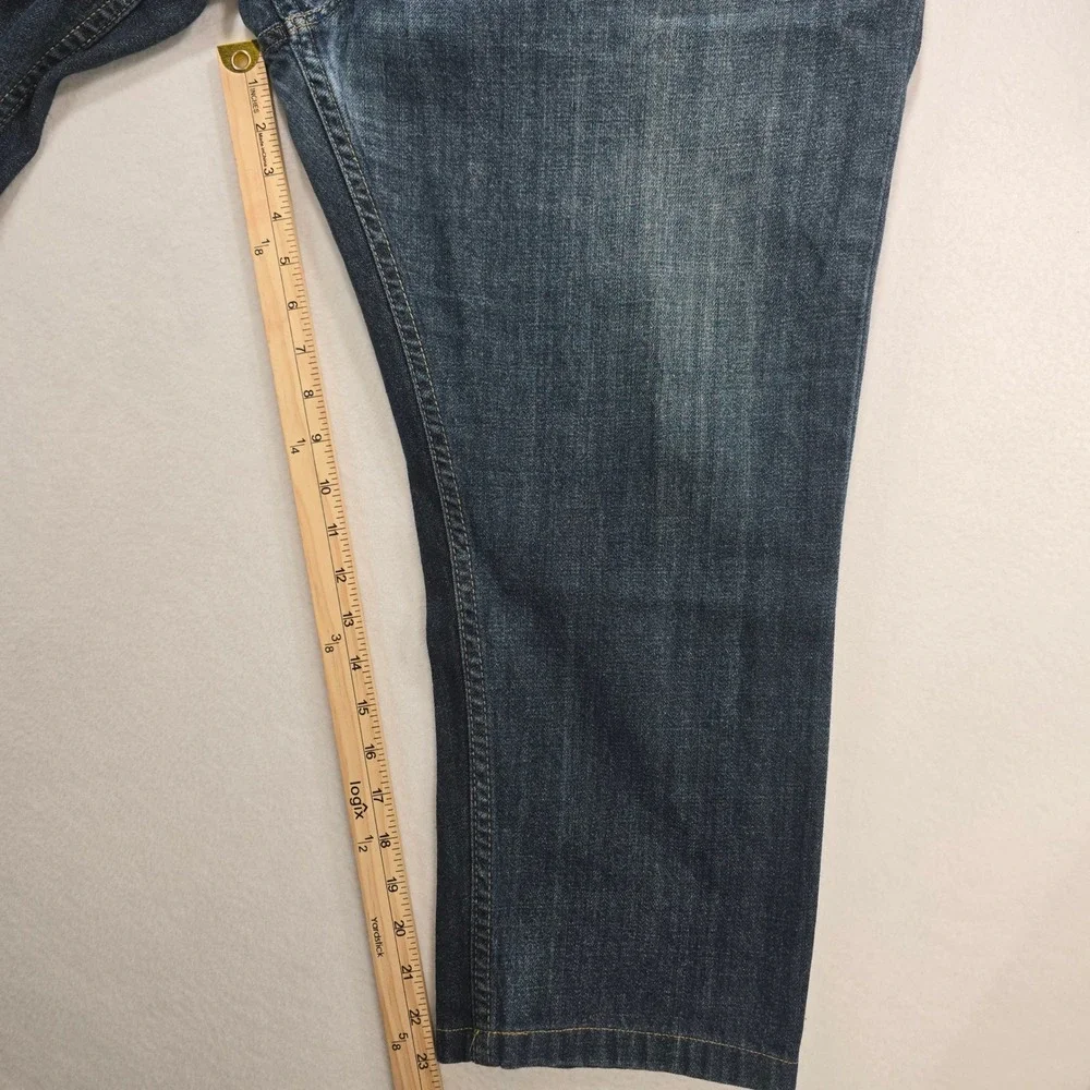 Levis 559 Relaxed Straight Jeans Mens 44x30 Dark Wash Denim Blue 01559-0004